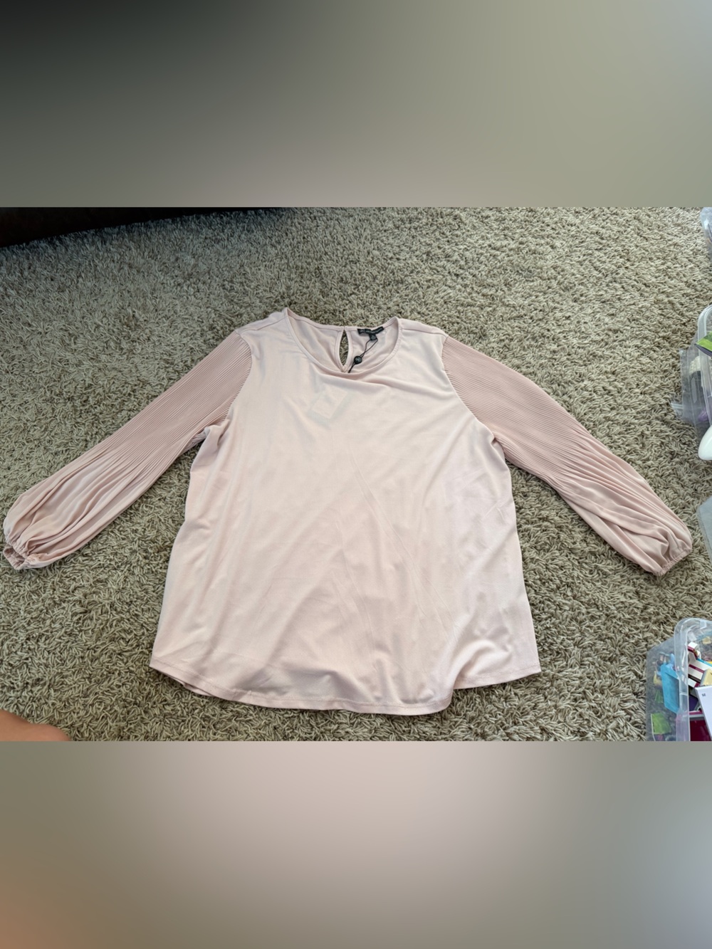 Aritzia Champagne Crewneck Top
